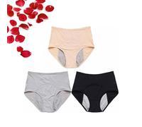 EFEMIR Rationalu Bragas, 2024 Nueva Actualización Bragas De Cintura Alta A Prueba De Fugas para Calzoncillos Suaves Y Transpirables con Control De Barriga De Talla Grande (B,5XL)