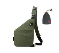 EFEMIR Wander Plus Bolso De Viaje Antirrobo, Bolso Cruzado Seguro Y Elegante para Mujeres Y Hombres, Bolso Bandolera Impermeable, Bolso Bandolera Delgado (Blue)