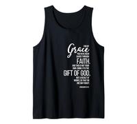 Efesios 2:8-9 por Gracia habéis Sido Salvos por Medio de la fe Camiseta sin Mangas