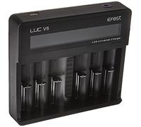 Efest Luc LCD V6 6 bahía Cargador Multifuncional