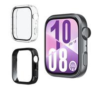 Effcotuo 2 Piezas Funda para Huawei Watch Fit 4 Funda Cover, Protector de Pantalla TPU Suave láminas Protectora Anti-Rasguños HD Clear TPU [ Alta Sensibilidad]