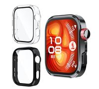 Effcotuo 2 Piezas Funda para Huawei Watch Fit 4 Pro Funda Cover, Protector de Pantalla TPU Suave láminas Protectora Anti-Rasguños HD Clear TPU [ Alta Sensibilidad]