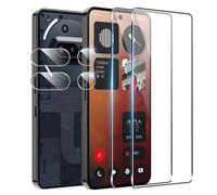 Effcotuo 2 Piezas Protector de Pantalla para Nothing Phone 3a Cristal Templado Protector [Cobertura máxima] [Sin Burbujas] HD Cristal Vidrio Templado