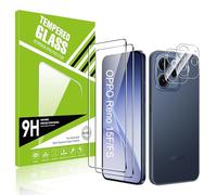 Effcotuo 2 Piezas Protector de Pantalla para OPPO Reno 15 F/ 15F/ 15 FS/ 15FS 5G Cristal Templado Protector [Cobertura máxima] [Sin Burbujas] HD Cristal Vidrio Templado