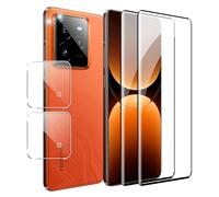 Effcotuo 2 Piezas Protector de Pantalla para Realme GT 7 Pro 5G Cristal Templado Protector [Cobertura máxima] [Sin Burbujas] HD Cristal Vidrio Templado