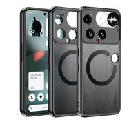 Effcotuo Funda Magnética para Nothing Phone 3 Case Compatible con MagSafe, Funda de Silicona Flexible + Acrílico Carcasa Respaldo Translúcida Mate Slim Antigolpes Cover