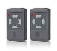 Effdrdfs Mando a distancia para puerta de garaje de 40,685 MHz, mando a distancia, mando a distancia compatible con Hörmann HSM4-40, HSM2-40, HS2-40, HS4-40, HSE2-40, HSE4-40, botón gris 4 canales, 2