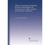 Effect of ionizing radiation on the chlorination of mixtures of rutile, carbon, and various catalysts