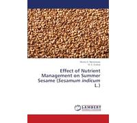 Effect of Nutrient Management on Summer Sesame (Sesamum indicum L.)