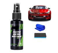 Effective Engine Warehouse Cleaner Spray, Plastic Leather Restorer, Plastic Leather Renovation Coating Agent for Automotive, Motorcycle, Rv, Boat, Furniture Cleaner (1, 50ml)