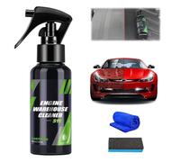 Effective Engine Warehouse Cleaner Spray, Plastic Leather Restorer, Plastic Leather Renovation Coating Agent for Automotive, Motorcycle, Rv, Boat, Furniture Cleaner (1, 100ml)