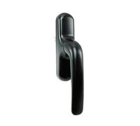 effedielle Empuñadura Cremonese acabado negro RAL 9005 para puerta delantera ventana Giesse 1039-Martellina Prima para marcos de aluminio. Cremonesa ambidiestra para el entrenamiento de mecanismos