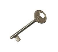 effedielle Llave Passpartouch para cerraduras Patent marca AGB de interior, acabado niquelado, abre todas las cerraduras serie Centro y serie patent antiguo tipo AGB