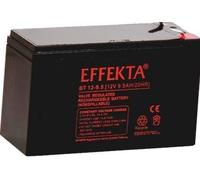 Effekta AGM - Batería tipo BT12-9,5 (12 V, 9,5 Ah, conexión de 6,3 mm)