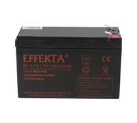Effekta BT 12-7 VDS Batería AGM VRLA 12V 7Ah Compatible 7,2Ah 8Ah 9Ah UPS