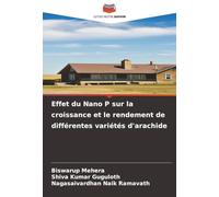 Effet du Nano P sur la croissance et le rendement de différentes variétés d'arachide