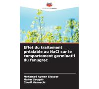 Effet du traitement préalable au NaCl sur le comportement germinatif du fenugrec
