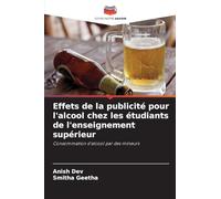 Effets de la publicité pour l'alcool chez les étudiants de l'enseignement supérieur