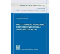 Effetti e forme del pignoramento della partecipazione sociale nelle società di capitali (Biblioteca di diritto processuale civile)