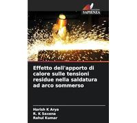 Effetto dell'apporto di calore sulle tensioni residue nella saldatura ad arco sommerso