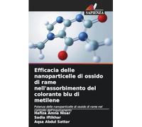 Efficacia delle nanoparticelle di ossido di rame nell'assorbimento del colorante blu di metilene: Potenza delle nanoparticelle di ossido di rame nel controllo dell'inquinamento