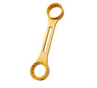 Efficient 10 in 1 Bike Bottom Bracket Wrench Herramienta de aleación de aluminio para mantenimiento FSA 386, 24T, BB9100 (dorado)