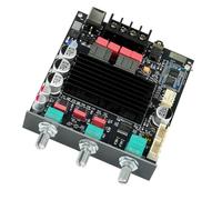Efficient 1002Q 200W - Placa amplificadora de doble canal con protección contra cortocircuitos y sobrecalentamiento para amplificador de altavoz auditivo