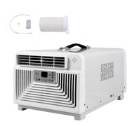Efficient 280W Portable AC, 2700 BTU Real Compressor, 3-in-1 Compact Air Conditioner, No Water Needed, Low Noise 45dB for Bed Net, Small Room, Van & Camping