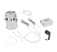Efficient 5L Electric Pulsation Milking Machine for Livestock, Speed Electric Milker with Portable Design(Pulsating Model for Plug-in Sheep-US regulations)(Pulsating model for plug-in cattle)