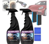 Efficient Car Rust Removal Spray Set, Rust Spot Cleaner For Cars, Iron Powder Remover And Car Iron Remover Spray, Bateful Rust Remover, For Multipurpose Rust Remover Spray For Car, Metal (2, pc)