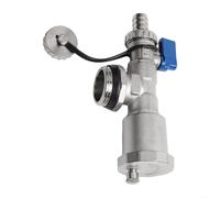 Efficient G1 DN25 Distribuidor de calefacción de latón con purgador automático para un flujo óptimo del sistema (azul)
