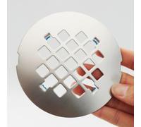 Efficient Hair Catcher Round Drain Cover para Baños con Acero Inoxidable (Plata)