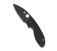 Efficient - Mango: G-10_Filo: Liso | Revestimiento de hoja de óxido negro, longitud total de 17,70 cm, hoja de acero 8Cr13MoV de 7,59 cm, mango G-10, LinerLock