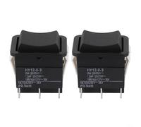 Efficiently Designed Set of Two Pushbutton Rockers Operating at Voltage Ratings from 125 250V, For Various Needs