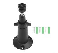 EffiFish 1 paquete de soporte de pared ajustable para cámara de seguridad, aleación de aluminio de rotación de 360 ° soporte para parpadeo al aire libre para XT para techo interior ARLO (negro)