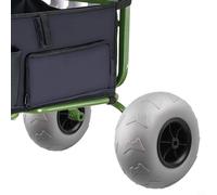 EffiFish 2 ruedas de globo de playa, neumáticos de arena, para kayak, Dolly, canoa, carro, carrito de 205 x 115 x 12,5 mm, accesorios de camping de PVC