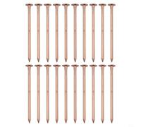EffiFish 20 uñas para matar árboles, clavos de cobre de 65 mm para matar árboles raíz de tocones, picos de eliminación efectiva de raíces (A)