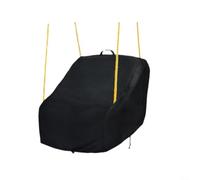 EffiFish 420D Oxford Funda impermeable para asiento de columpio, pequeño protector de columpio de porche al aire libre con cordón (negro)