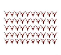 EffiFish 50 clips de injerto de jardín rojos para pepino, berenjena, sandía, soportes de plástico para plantas para un éxito estable de injerto (boca plana)