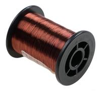 EffiFish Alambre de cobre fino de 0,1 mm para atar moscas 60 m Material del cuerpo de la ninfa oro negro plata azul oliva rojo púrpura marrón (marrón)