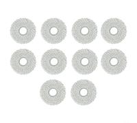 EffiFish Almohadillas de microfibra para fregona ECOVACS para DEEBOT T30C para OMNI T50 Max, paños lavables de esponja de felpilla, paquete de 4 (10 unidades)