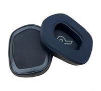 EffiFish Almohadillas de repuesto para auriculares Logitech G733 G335, cojines de cuero de proteína suave para mayor comodidad y aislamiento de ruido (negro)
