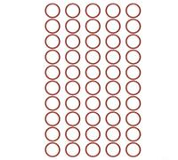 EffiFish Anillo de sellado de silicona, junta tórica resistente al calor compatible con máquinas de café Breville/Jura/Delonghi/Senson/Nespresso