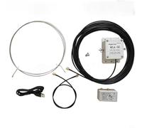 EffiFish Antena de bucle de onda corta MLA-30,Antena receptora activa 500kHz-30MHz,Antena SWL de bajo ruido para urbano,Antena compacta de radio de jamón al aire libre (MLA-30)
