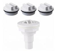 EffiFish ATIE - Juego de 4 piezas para alberca con conector SP1022C y 3 cubiertas, para chorros de retorno Hayward SP1026D, protección anticongelación a prueba de fugas