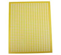 EffiFish Bee Queen - Rejilla de exclusión, 20 x 16.5 pulgadas, herramienta rectangular de PP para la gestión de colmenas de apicultura, color amarillo