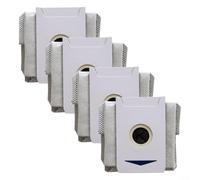 EffiFish Bolsas de polvo para Ecovacs para Deebot para T30S para T30 Pro para Omni X2 para bolsas de aspiradora combinadas, paquete de 4/10 de filtración fácil y rápida de usar (paquete de 4)