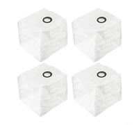 EffiFish Bolsas de repuesto para polvo EZVIZ compatibles con robot aspirador RC3 Plus con estación base de 4 litros de capacidad duradera (paquete de 4)