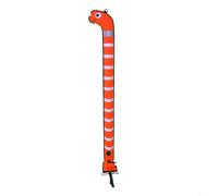 EffiFish Buceo SMB, boya marcadora de nailon para buceo, SMB, forma de anguila de mar, señales de seguridad de alta visibilidad (naranja)