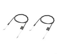 EffiFish Cable de control del motor, para OtherBrand 530 RS/R 52/6022 SH y para Poulan PR 7Y21CH, acero galvanizado con conducto de polímero, longitud de cable de 61-1/4 pulgadas (2 piezas)